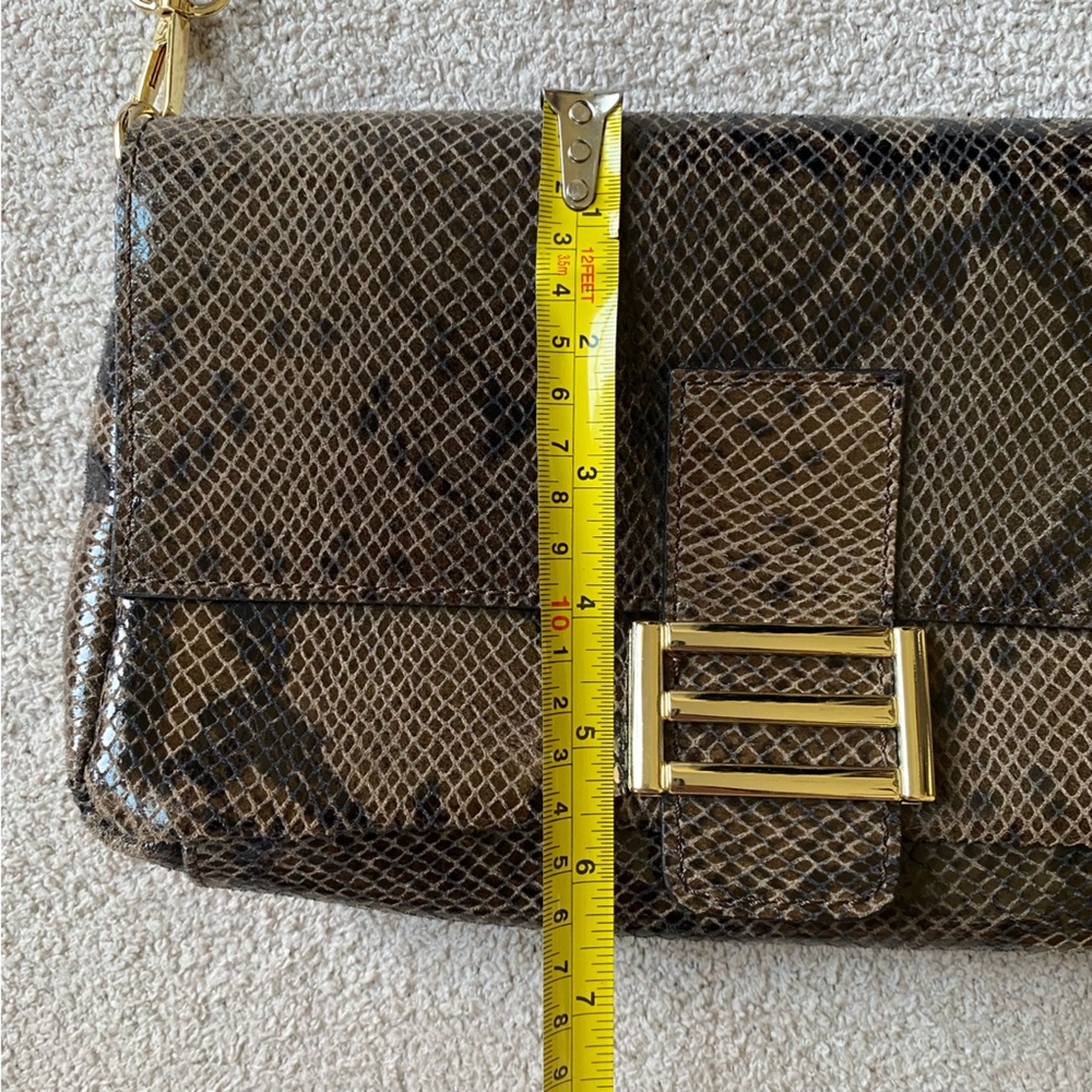 Divina Firenze Brown snake print purse - Picture 6 of 9